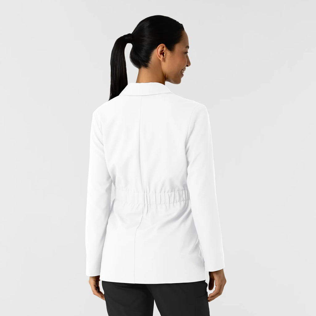 Wink Scrubs Women's Blazer Short Lab Coat White | scrub-supply.com