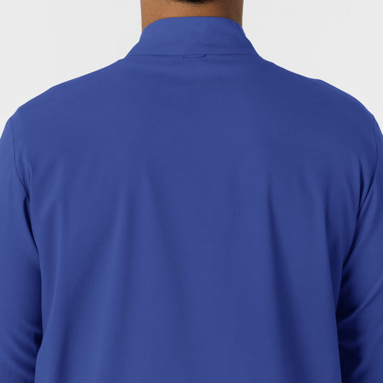 Wink Scrubs Men's Warm Up Scrub Jacket Galaxy Blue | scrub-supply.com