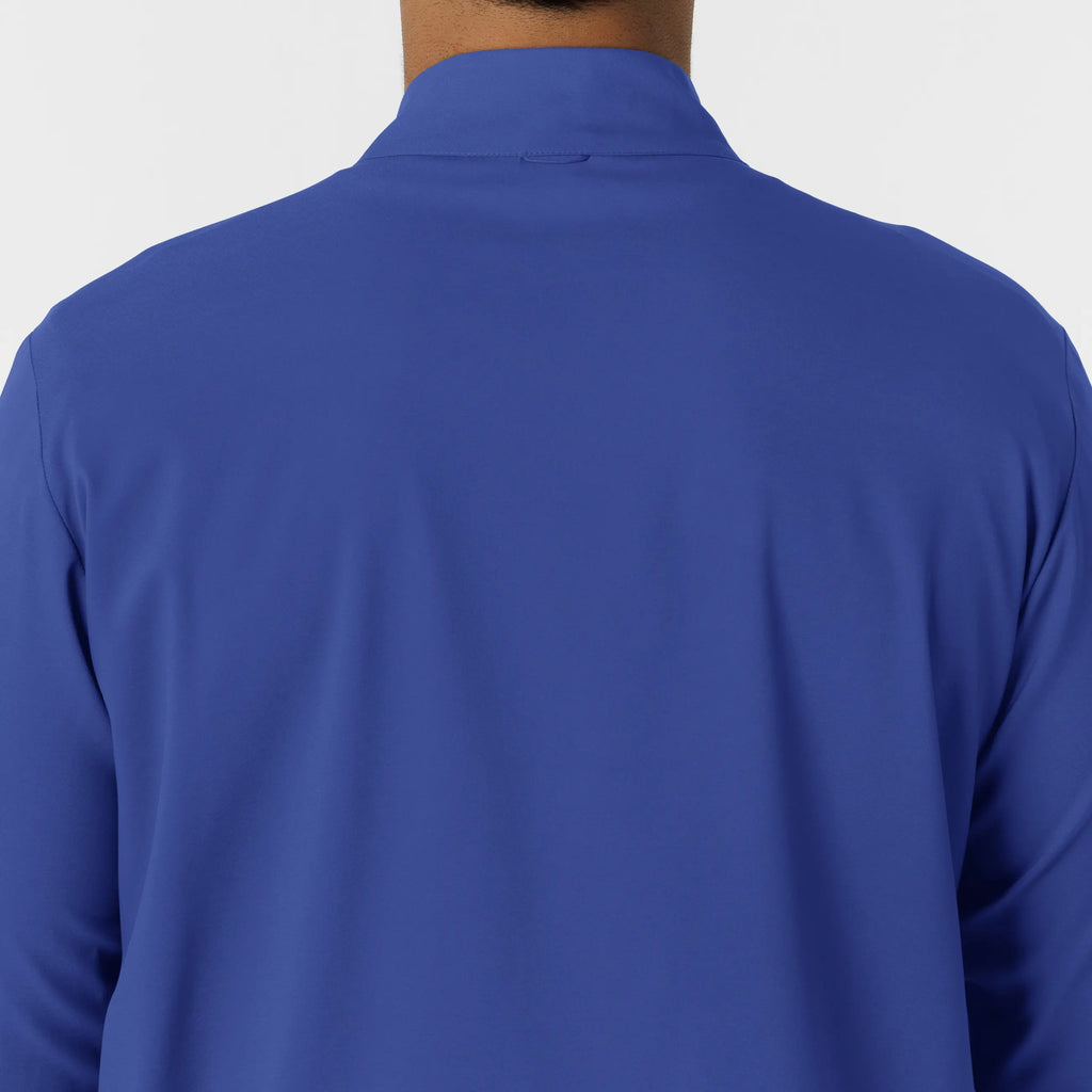 Wink Scrubs Men's Warm Up Scrub Jacket Galaxy Blue | scrub-supply.com