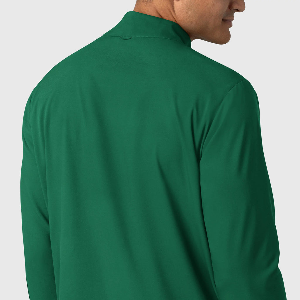 Wink Scrubs Men's Warm Up Jacket Hunter | scrub-supply.com