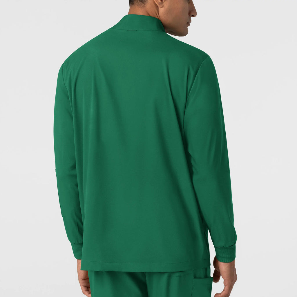 Wink Scrubs Men's Warm Up Jacket Hunter | scrub-supply.com