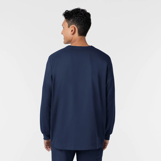Wink Scrubs Men's Men’s Warm-Up Scrub Jacket Navy | scrub-supply.com