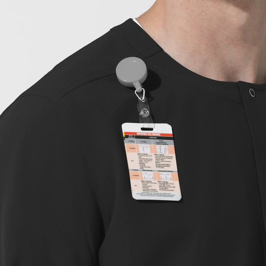 Wink Scrubs Unisex Warm-Up Scrub Jacket Black | scrub-supply.com