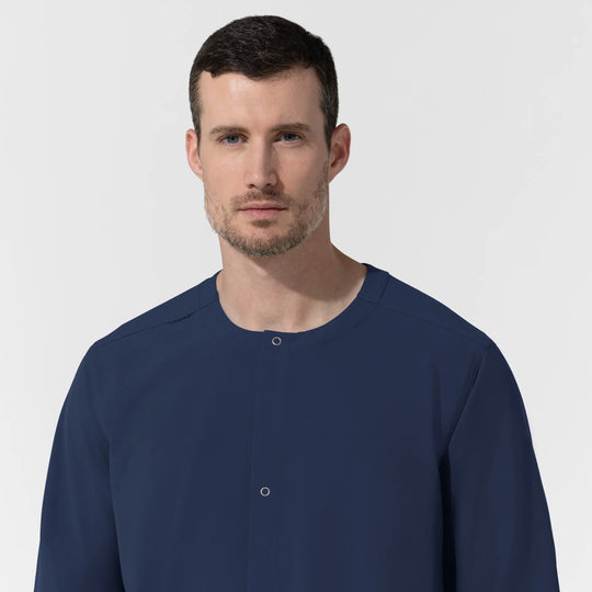 Wink Scrubs Unisex Warm-Up Scrub Jacket Navy | scrub-supply.com