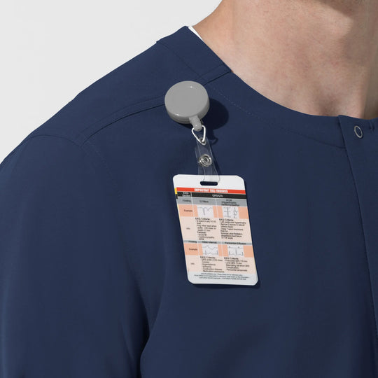Wink Scrubs Unisex Warm-Up Scrub Jacket Navy | scrub-supply.com