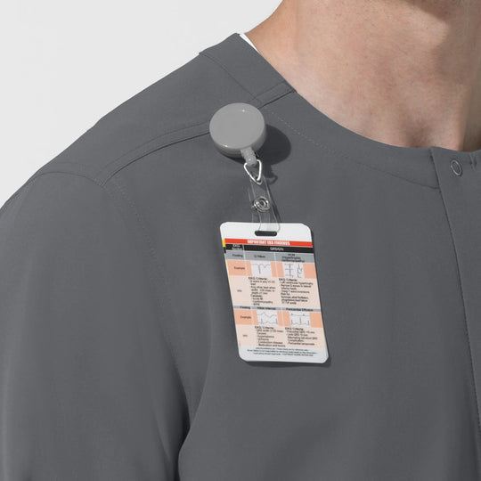 Wink Scrubs Unisex Warm-Up Scrub Jacket Pewter | scrub-supply.com