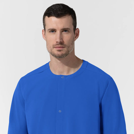Wink Scrubs Unisex Warm-Up Scrub Jacket Royal Blue | scrub-supply.com