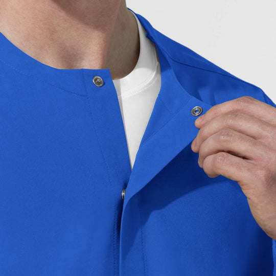 Wink Scrubs Unisex Warm-Up Scrub Jacket Royal Blue | scrub-supply.com