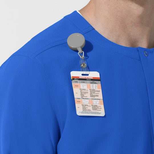 Wink Scrubs Unisex Warm-Up Scrub Jacket Royal Blue | scrub-supply.com