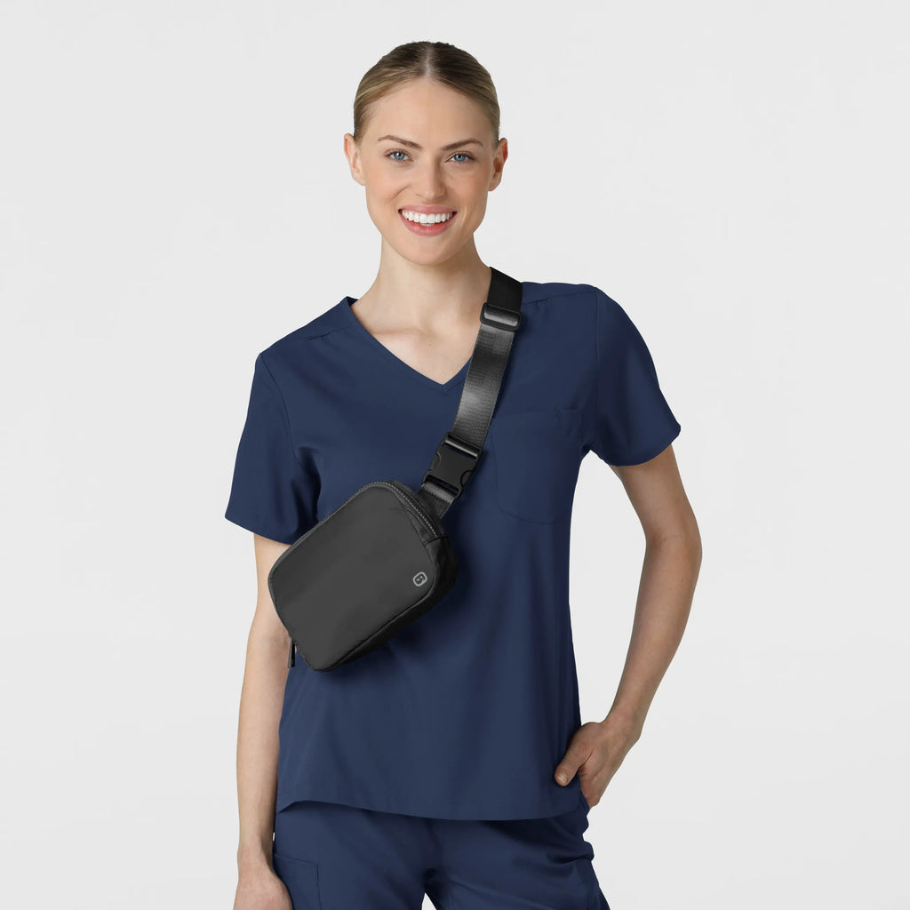 Wink Scrubs Unisex Chatelaine Belt Bag Black | scrub-supply.com