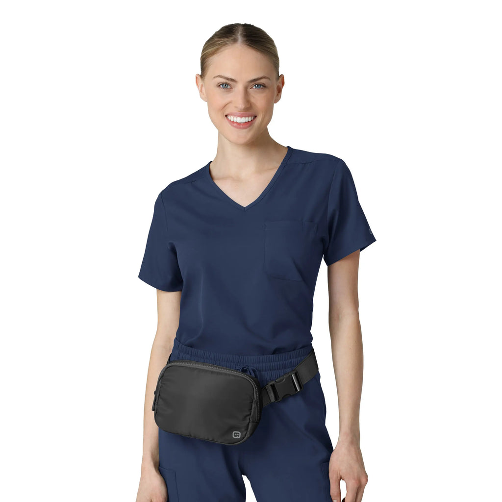 Wink Scrubs Unisex Chatelaine Belt Bag Black | scrub-supply.com