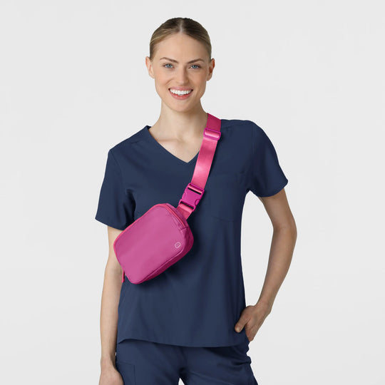 Wink Scrubs Unisex Chatelaine Belt Bag Raspberry | scrub-supply.com
