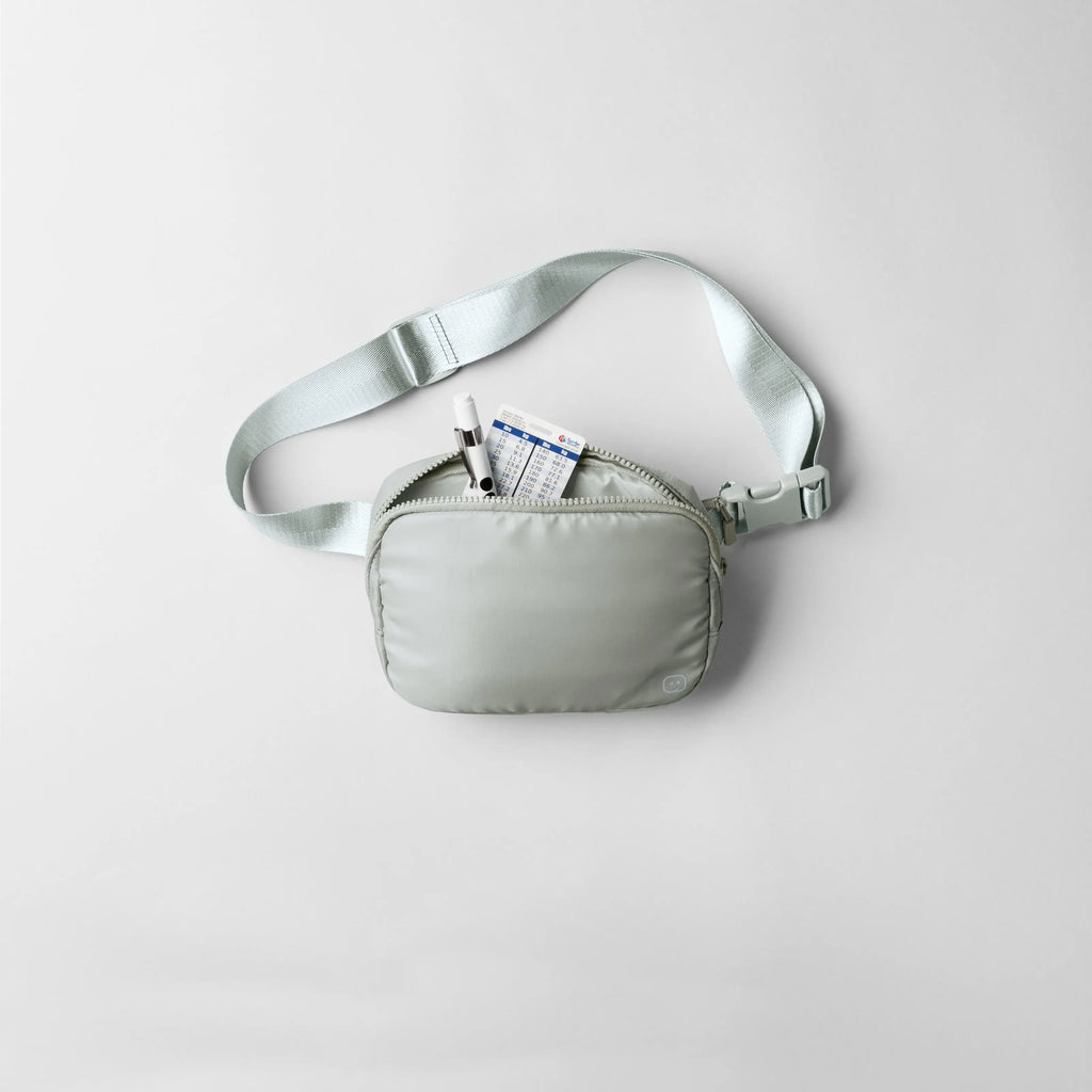 Wink Scrubs Unisex Chatelaine Belt Bag Silver Grey | scrub-supply.com