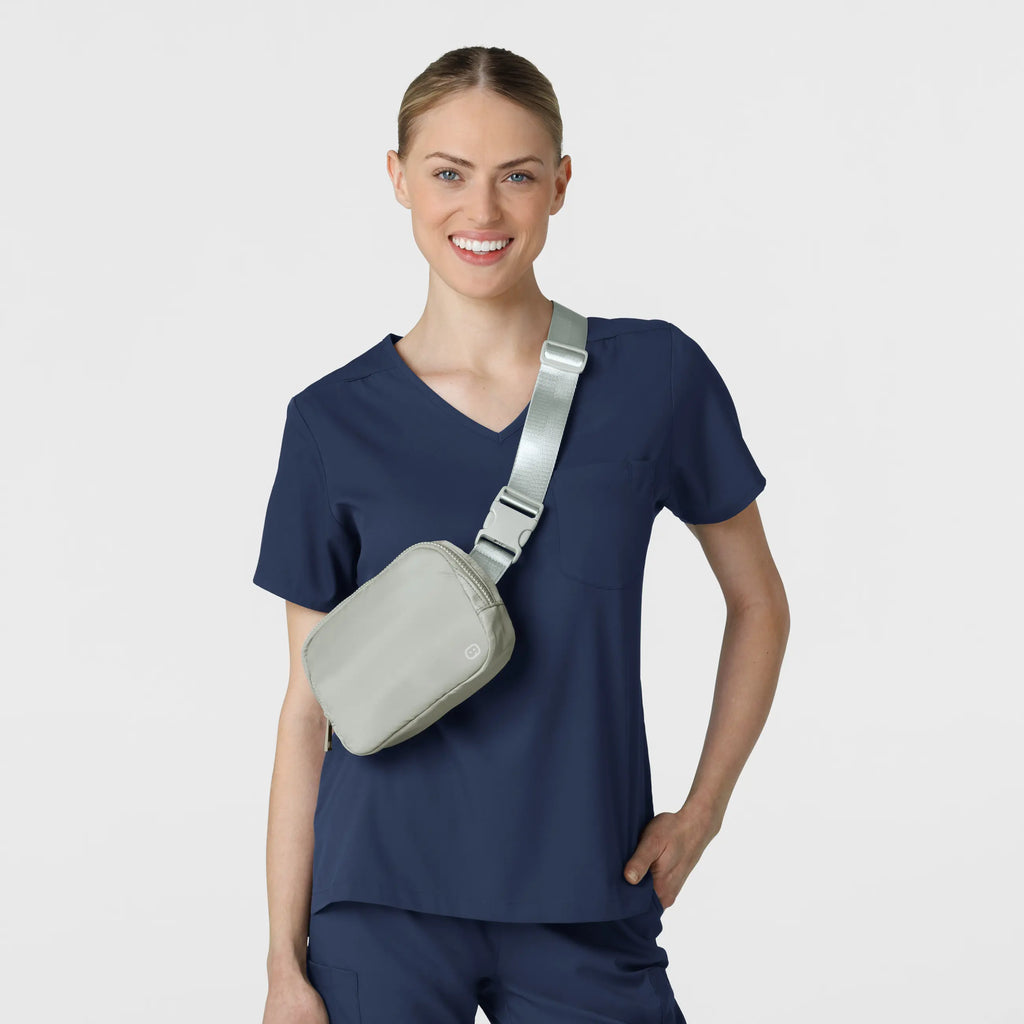 Wink Scrubs Unisex Chatelaine Belt Bag Silver Grey | scrub-supply.com