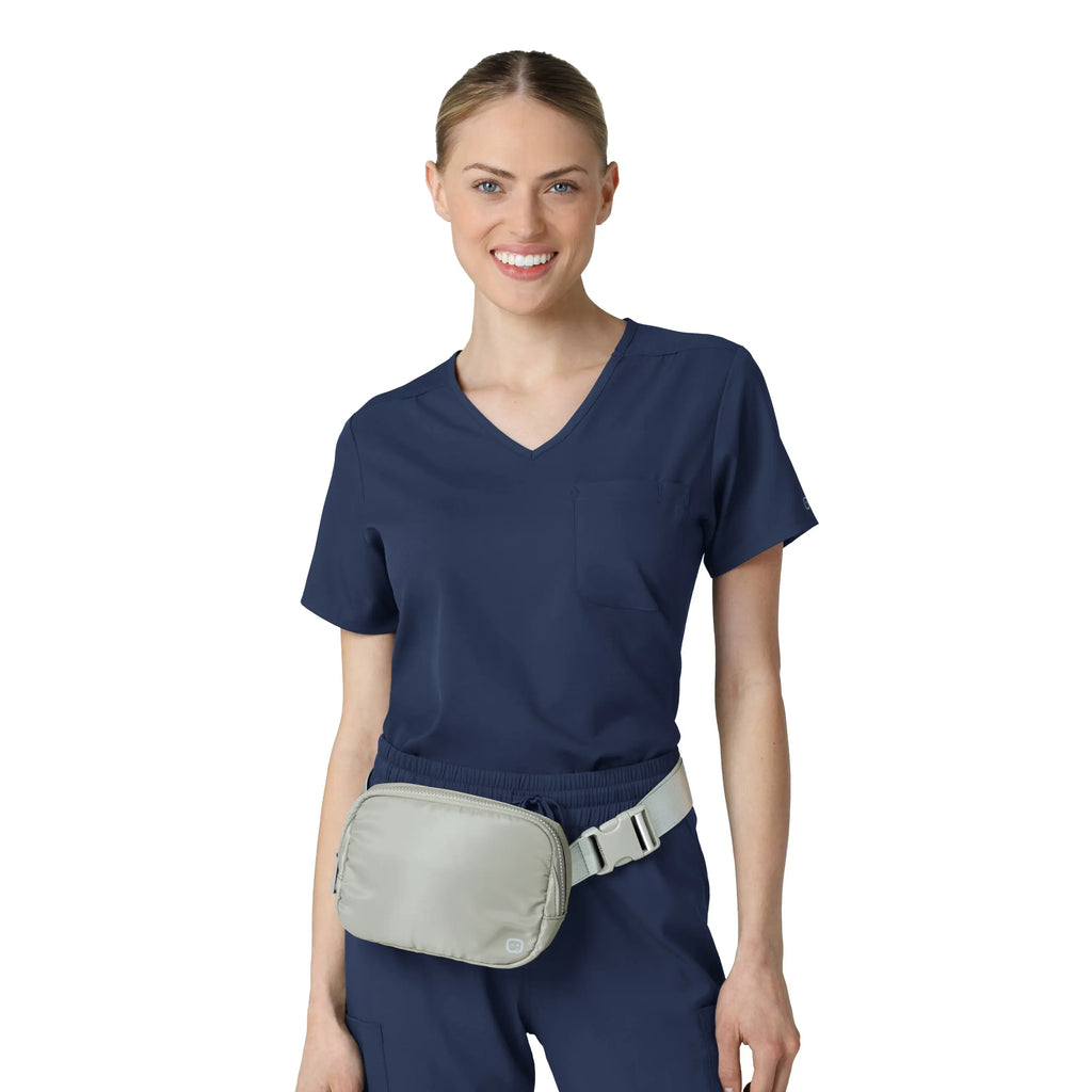 Wink Scrubs Unisex Chatelaine Belt Bag Silver Grey | scrub-supply.com