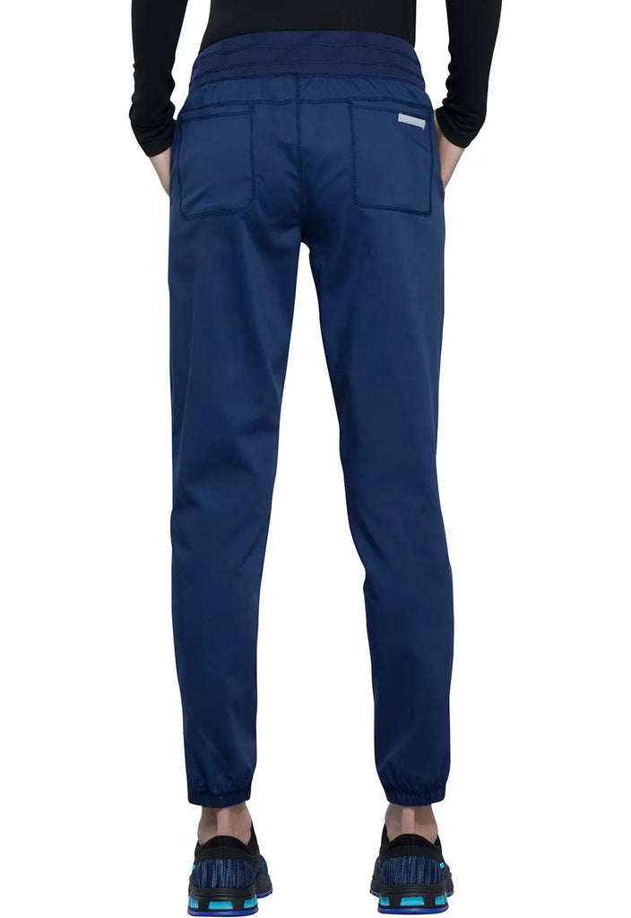 Cherokee Scrubs Women's Natural Rise Jogger Navy | scrub-supply.com