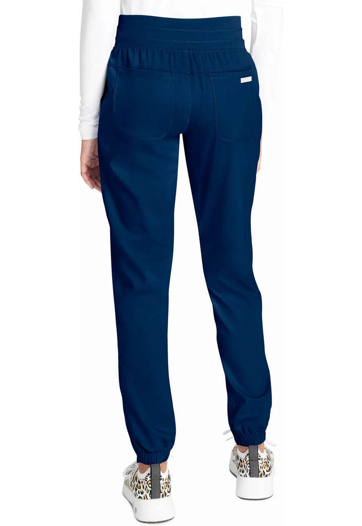 Cherokee Scrubs Women's Natural Rise Jogger Navy | scrub-supply.com