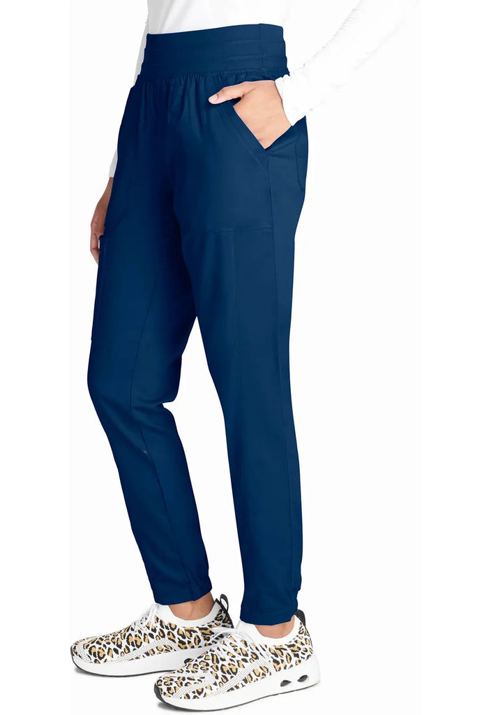 Cherokee Scrubs Women's Natural Rise Jogger Navy | scrub-supply.com