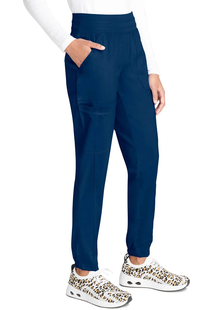 Cherokee Scrubs Women's Natural Rise Jogger Navy | scrub-supply.com