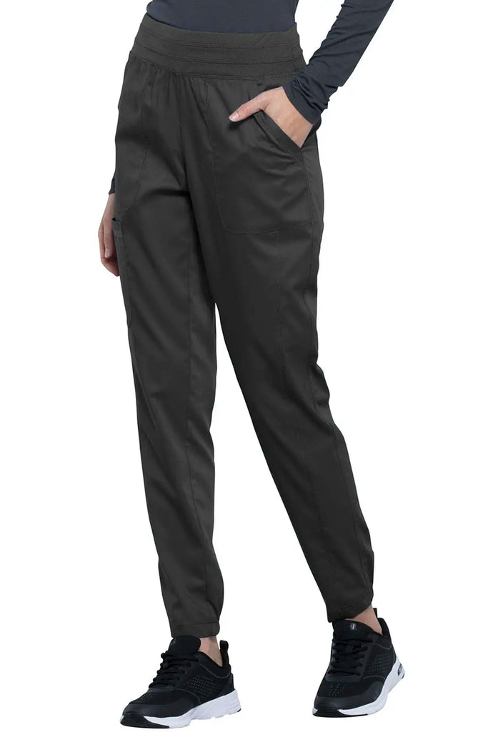 Cherokee Scrubs Women's Natural Rise Jogger Pewter | scrub-supply.com