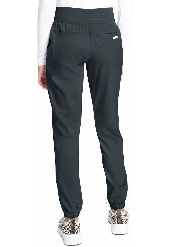 Cherokee Scrubs Women's Natural Rise Jogger Pewter | scrub-supply.com