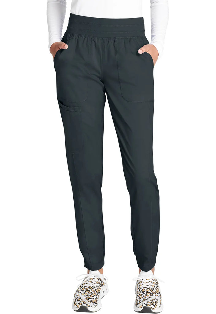 Cherokee Scrubs Women's Natural Rise Jogger Pewter | scrub-supply.com