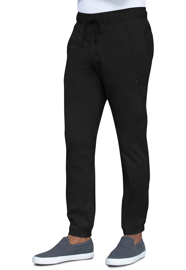 Cherokee Scrubs Men's Natural Rise Jogger Black | scrub-supply.com