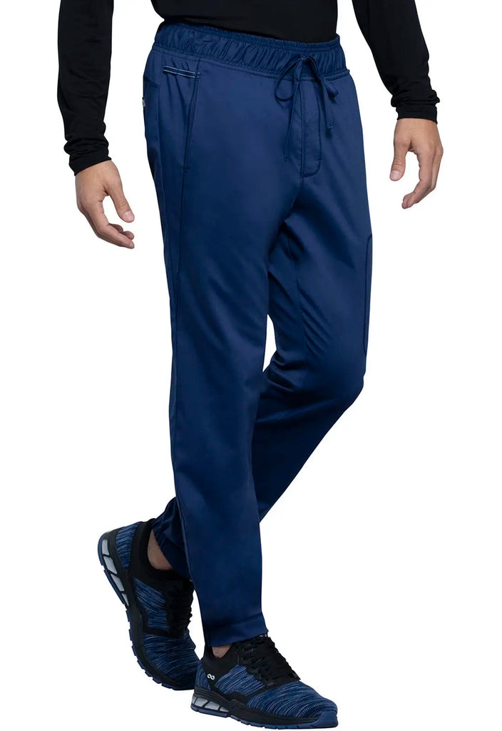 Cherokee Scrubs Men's Natural Rise Jogger Navy | scrub-supply.com