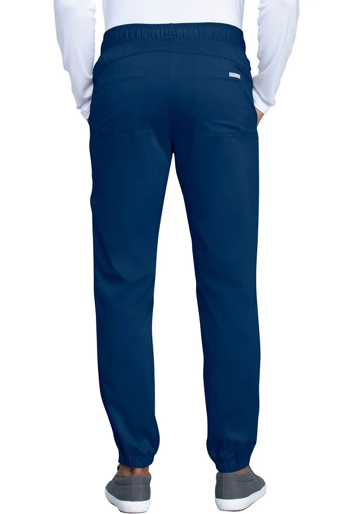 Cherokee Scrubs Men's Natural Rise Jogger Navy | scrub-supply.com