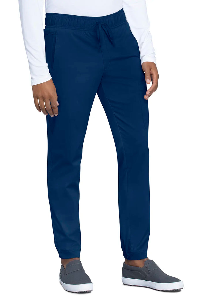 Cherokee Scrubs Men's Natural Rise Jogger Navy | scrub-supply.com