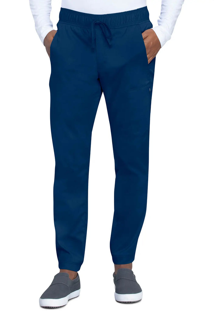 Cherokee Scrubs Men's Natural Rise Jogger Navy | scrub-supply.com