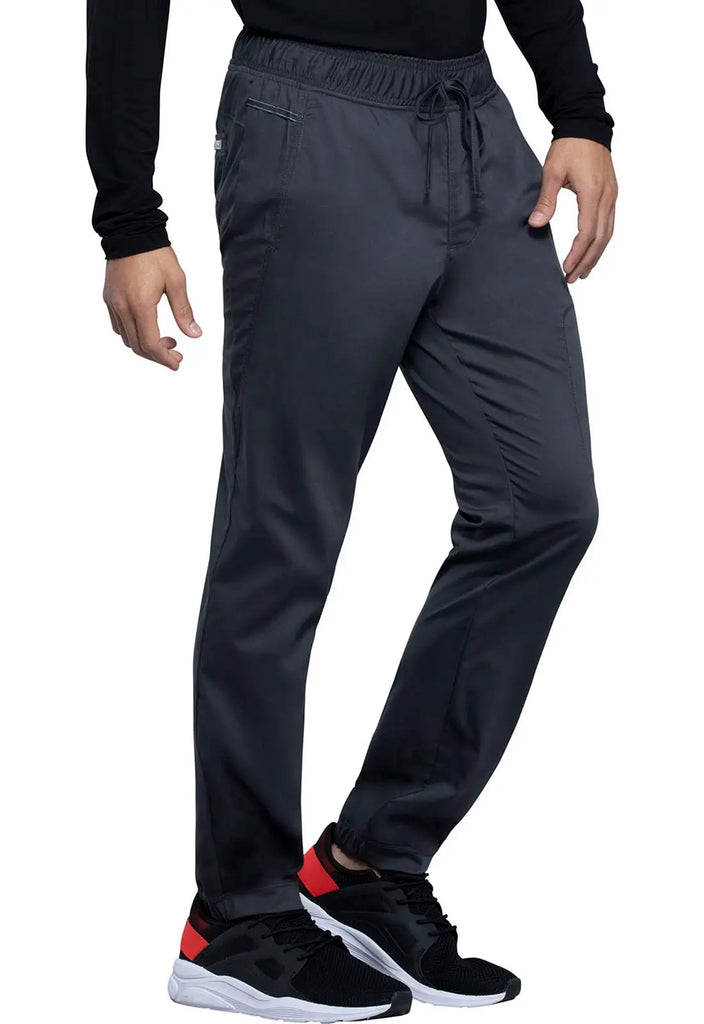 Cherokee Scrubs Men's Natural Rise Jogger Pewter | scrub-supply.com