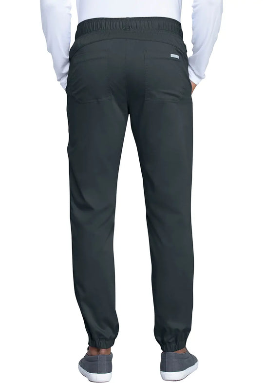 Cherokee Scrubs Men's Natural Rise Jogger Pewter | scrub-supply.com