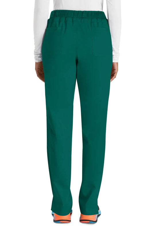 Cherokee Scrubs Women's Mid Rise Tapered Leg Drawstring Pant Hunter Green | scrub-supply.com