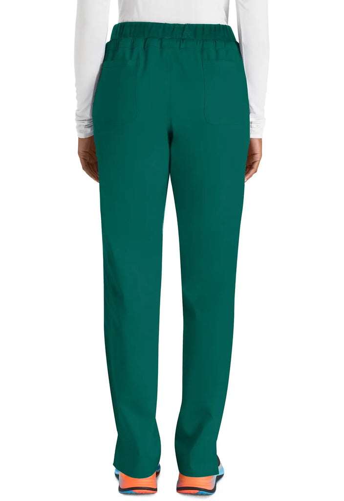 Cherokee Scrubs Women's Mid Rise Tapered Leg Drawstring Pant Hunter Green | scrub-supply.com
