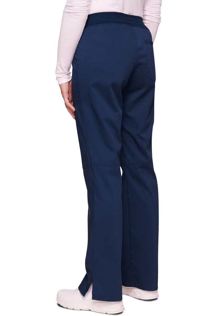 Cherokee Scrubs Mid Rise Straight Leg Pull-on Pant Navy | scrub-supply.com