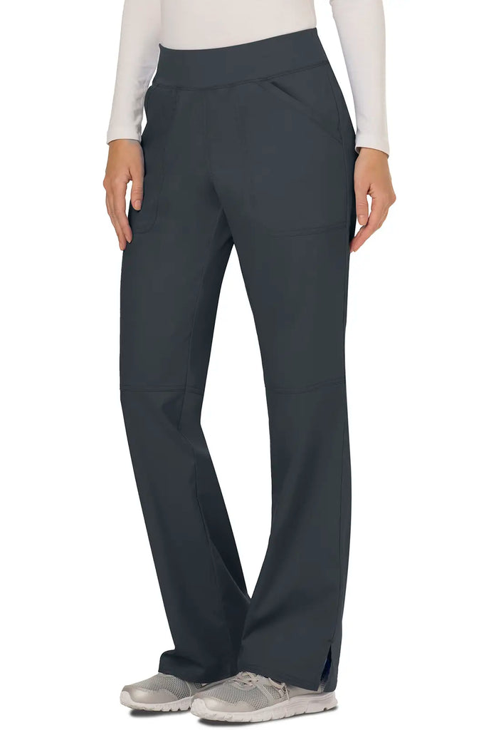 Cherokee Scrubs Women's Mid Rise Straight Leg Pull-on Pant Pewter | scrub-supply.com