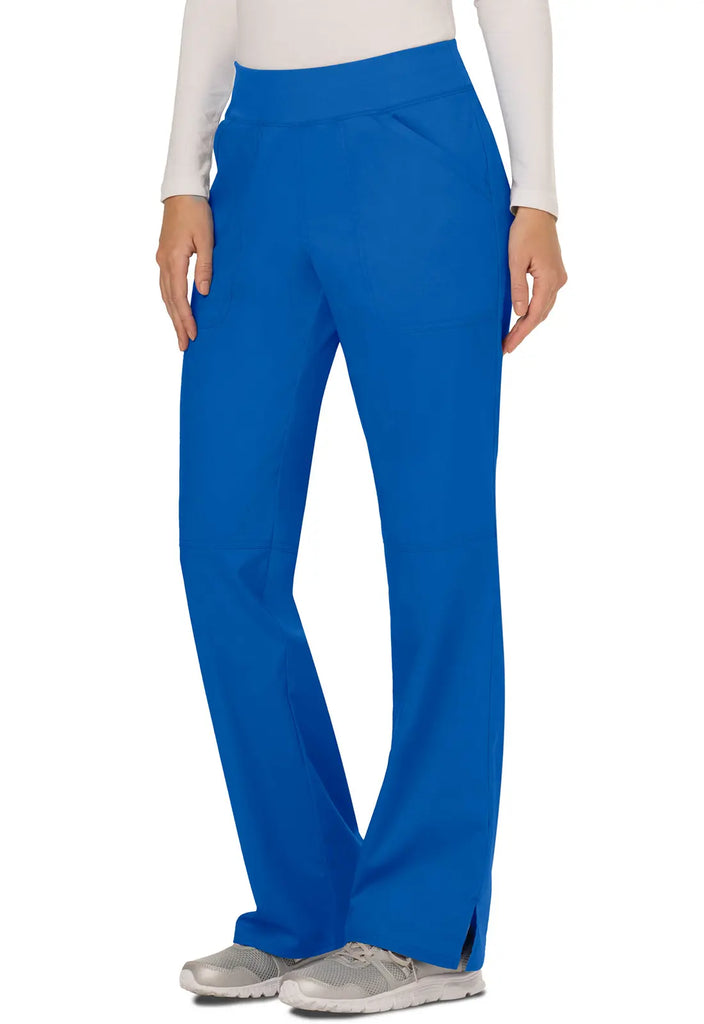 Cherokee Scrubs Women's Mid Rise Straight Leg Pull-on Pant Royal Blue | scrub-supply.com