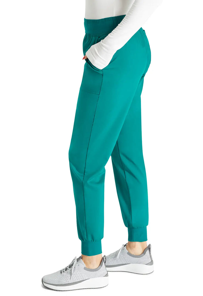 Cherokee Scrubs Women's Mid Rise Jogger Hunter Green | scrub-supply.com