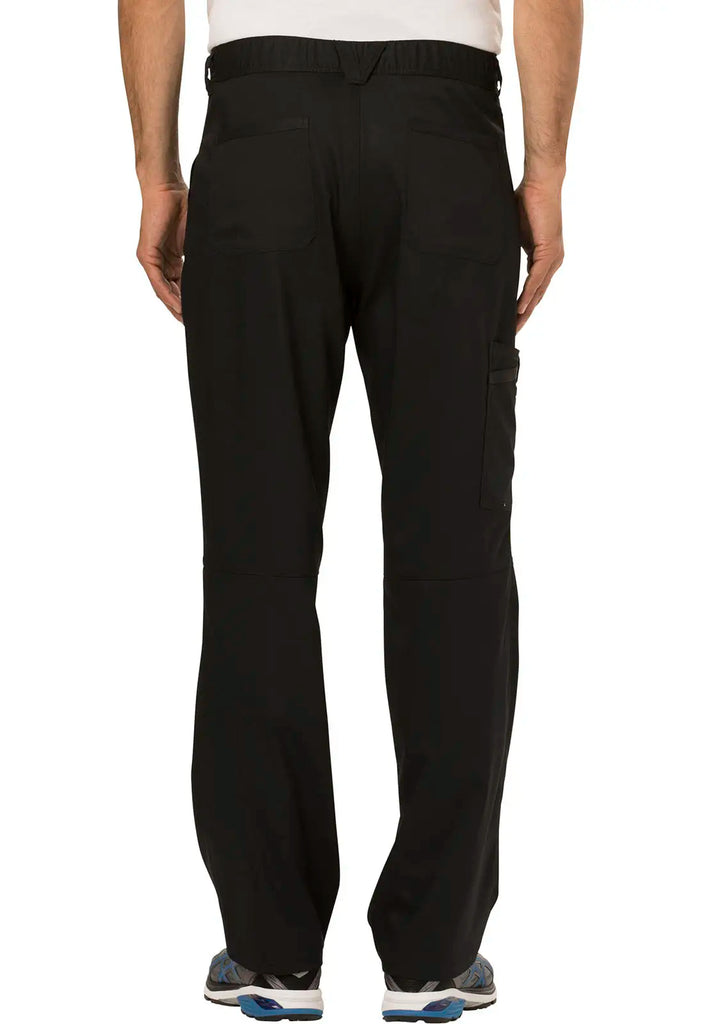 Cherokee Scrubs Men's Mid Rise Tapered Leg Pant Black | scrub-supply.com