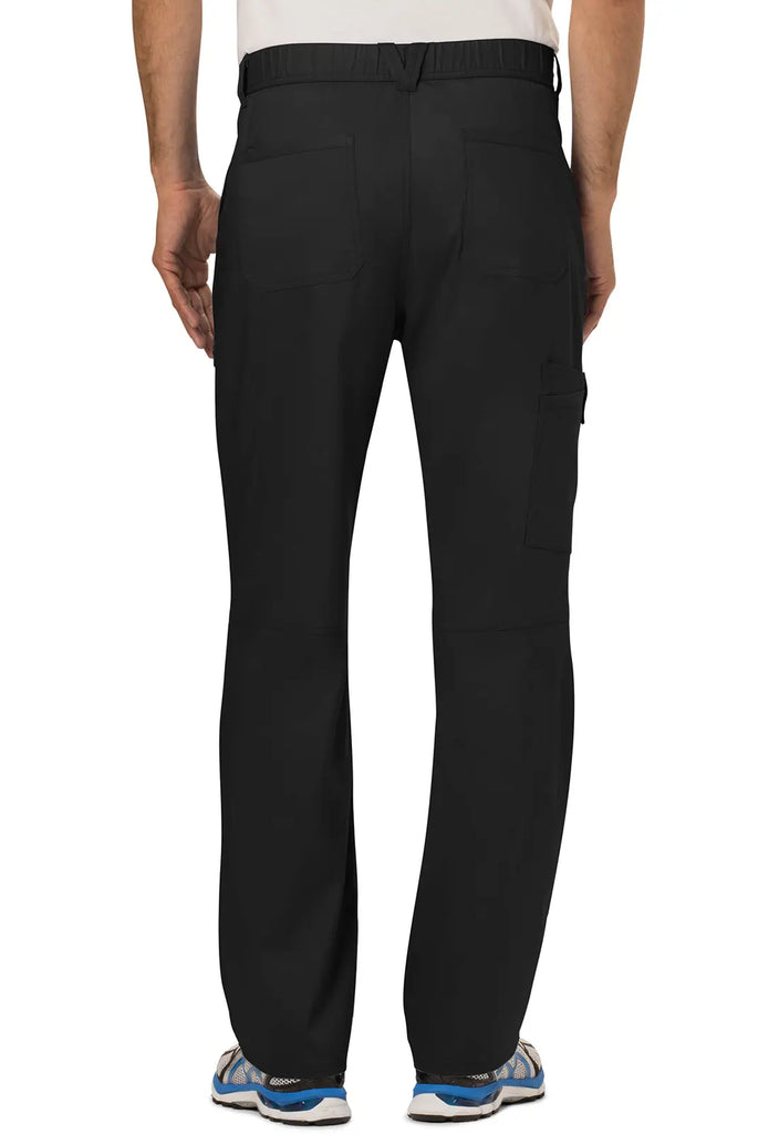 Cherokee Scrubs Men's Mid Rise Tapered Leg Pant Black | scrub-supply.com