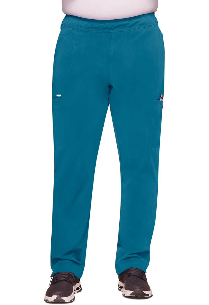 Cherokee Scrubs Men's Mid Rise Tapered Leg Pant Caribbean Blue | scrub-supply.com