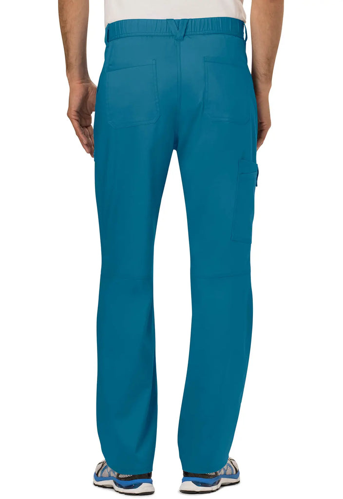 Cherokee Scrubs Men's Mid Rise Tapered Leg Pant Caribbean Blue | scrub-supply.com