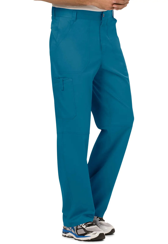 Cherokee Scrubs Men's Mid Rise Tapered Leg Pant Caribbean Blue | scrub-supply.com