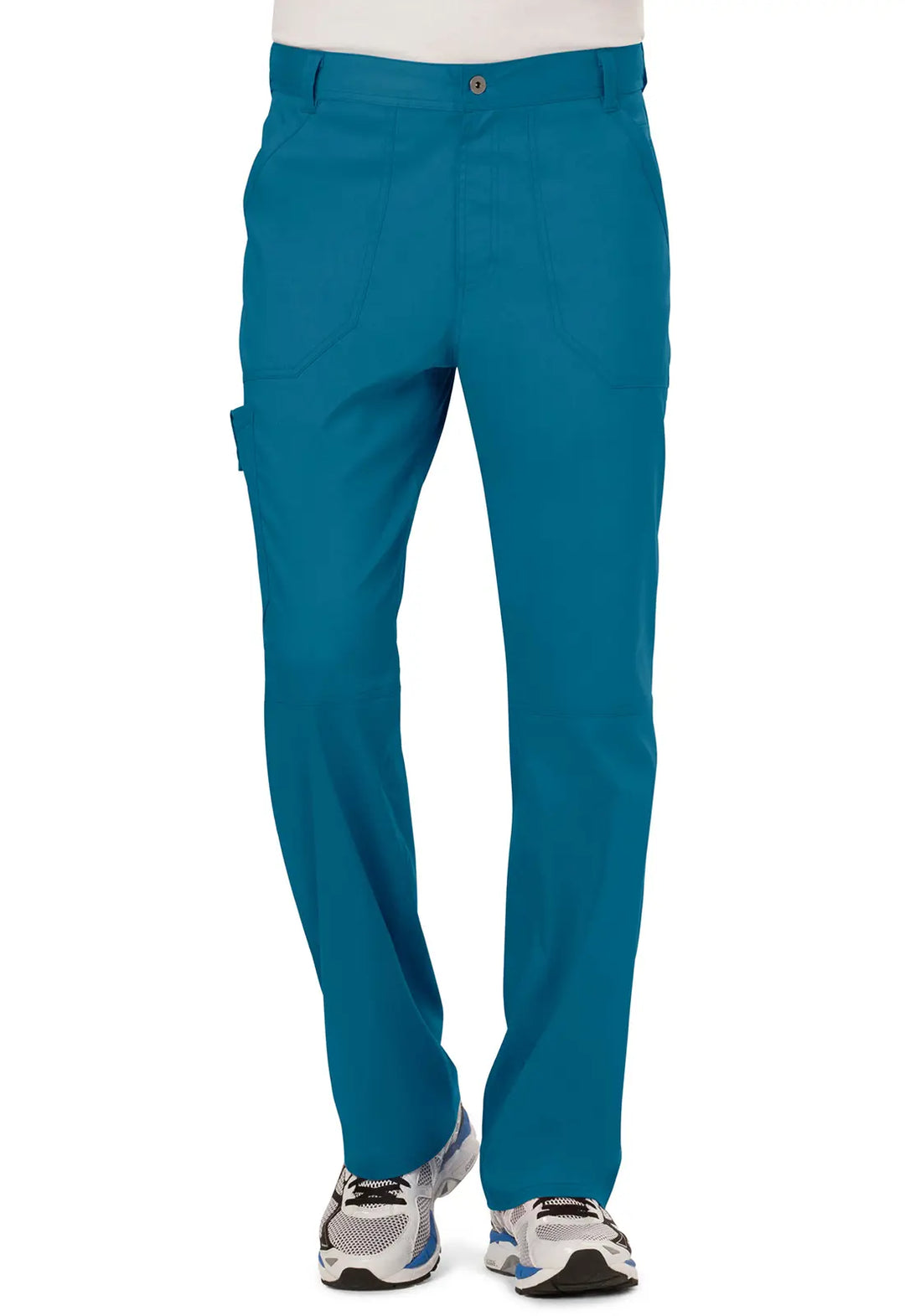 Cherokee Scrubs Men's Mid Rise Tapered Leg Pant Caribbean Blue | scrub-supply.com