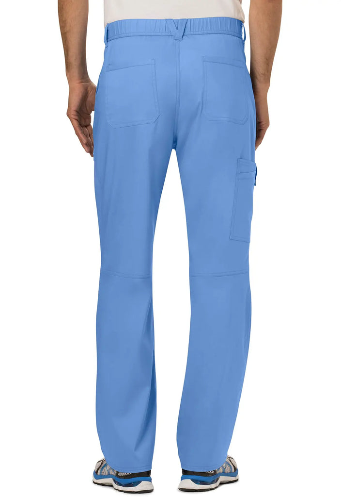 Cherokee Scrubs Men's Mid Rise Tapered Leg Pant Ceil Blue | scrub-supply.com