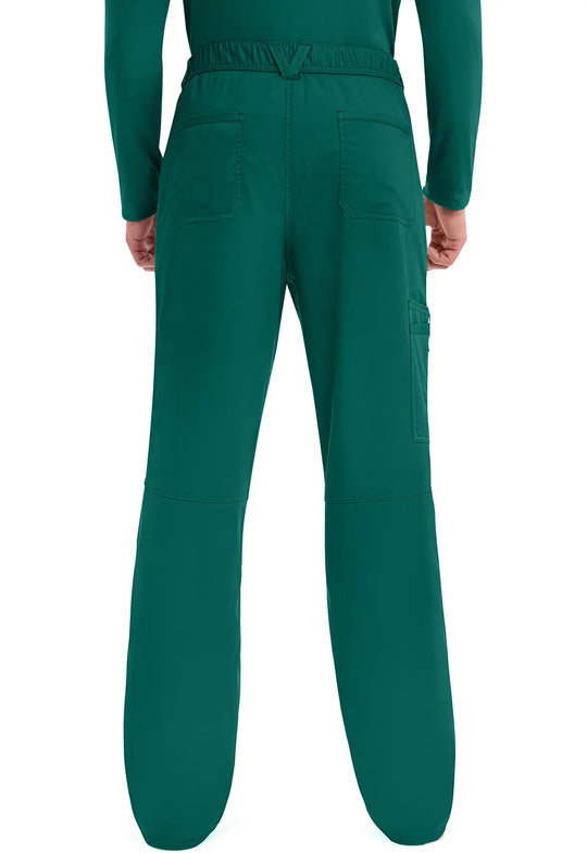 Cherokee Scrubs Men's Mid Rise Tapered Leg Pant Hunter Green | scrub-supply.com
