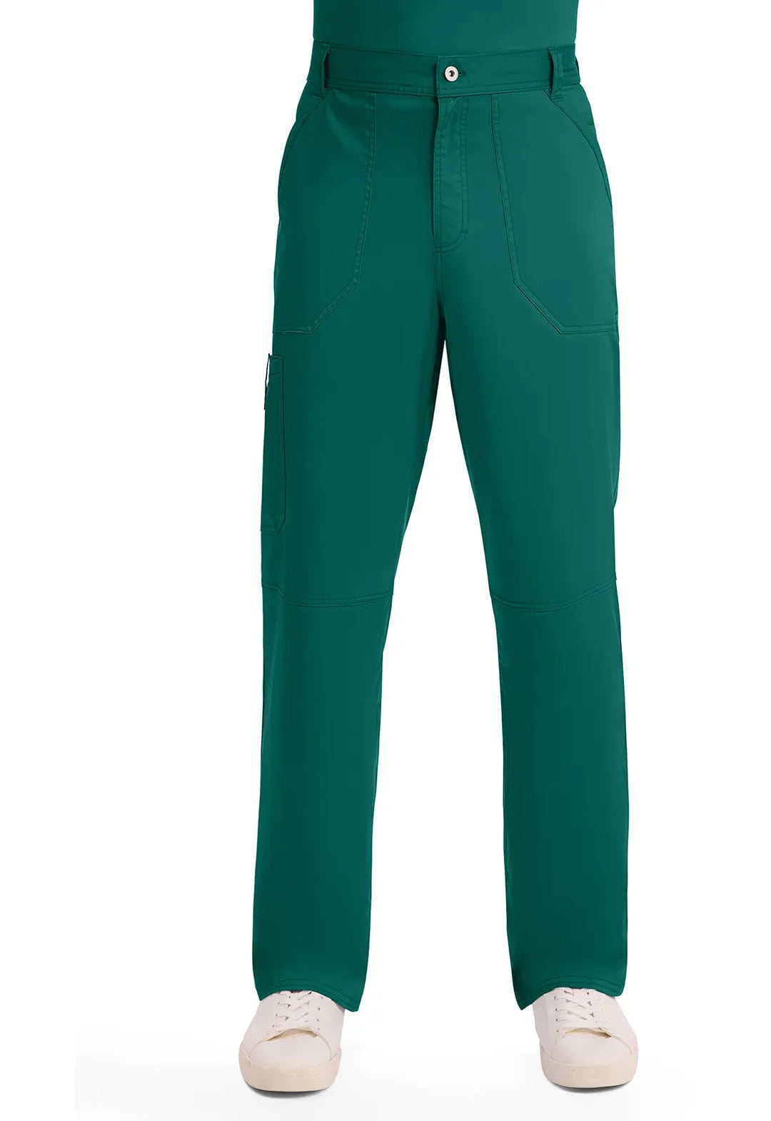 Cherokee Scrubs Men's Mid Rise Tapered Leg Pant Hunter Green | scrub-supply.com