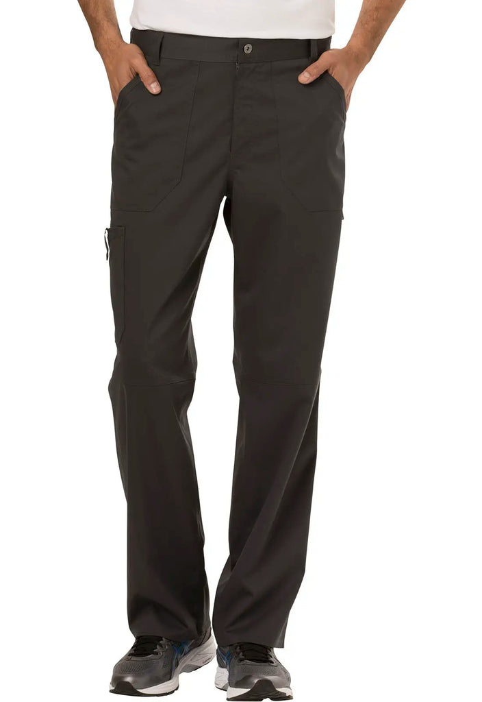 Cherokee Scrubs Men's Mid Rise Tapered Leg Pant Pewter | scrub-supply.com