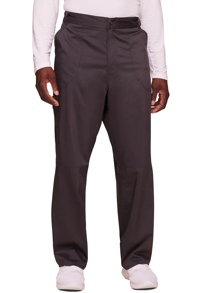 Cherokee Scrubs Men's Mid Rise Tapered Leg Pant Pewter | scrub-supply.com